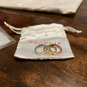 ADORNIA | stackable rings | brand new